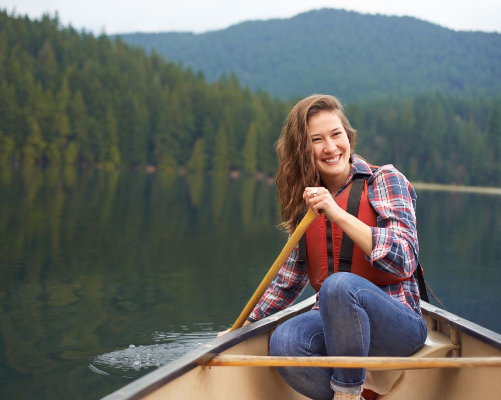 woman in nature